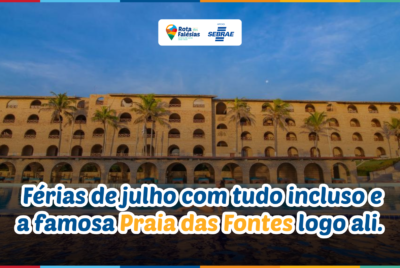 Coliseum Beach Hotel em Beberibe: resort all inclusive na Praia das Fontes, litoral leste do Ceará