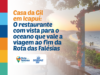 Casa da Gil em Icapuí: o restaurante com vista para o oceano que vale a viagem ao fim da Rota das Falésias