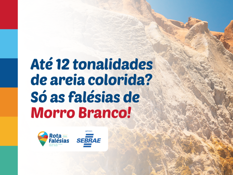 Falésias de Morro Branco: o labirinto de cores que guarda os encantos de Beberibe