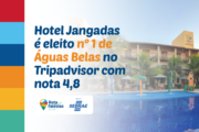 Hotel Jangadas é eleito nº 1 de Águas Belas no Tripadvisor com nota 4,8